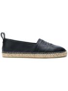 Givenchy Embossed Espadrilles - Black