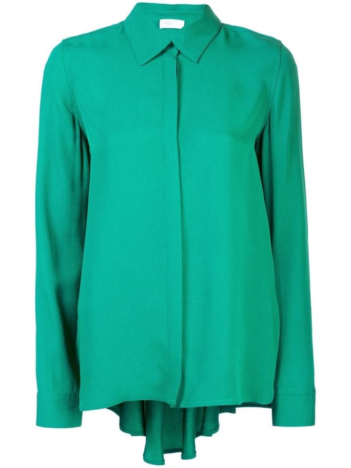 Rosetta Getty Long-sleeve Flared Shirt - Green