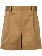Theory High-waisted Shorts - Nude & Neutrals