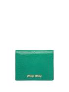 Miu Miu Lizard-print Wallet - Green