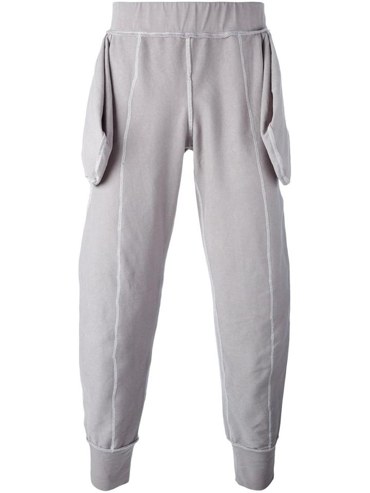 A-cold-wall* External Pockets Track Pants, Men's, Size: Xl, Grey, Cotton