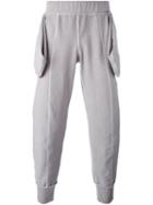 A-cold-wall* External Pockets Track Pants, Men's, Size: Xl, Grey, Cotton