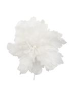 Ann Demeulemeester Large Brooch Carnation - White
