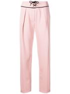 Emilio Pucci Lace-up Trousers - Pink & Purple