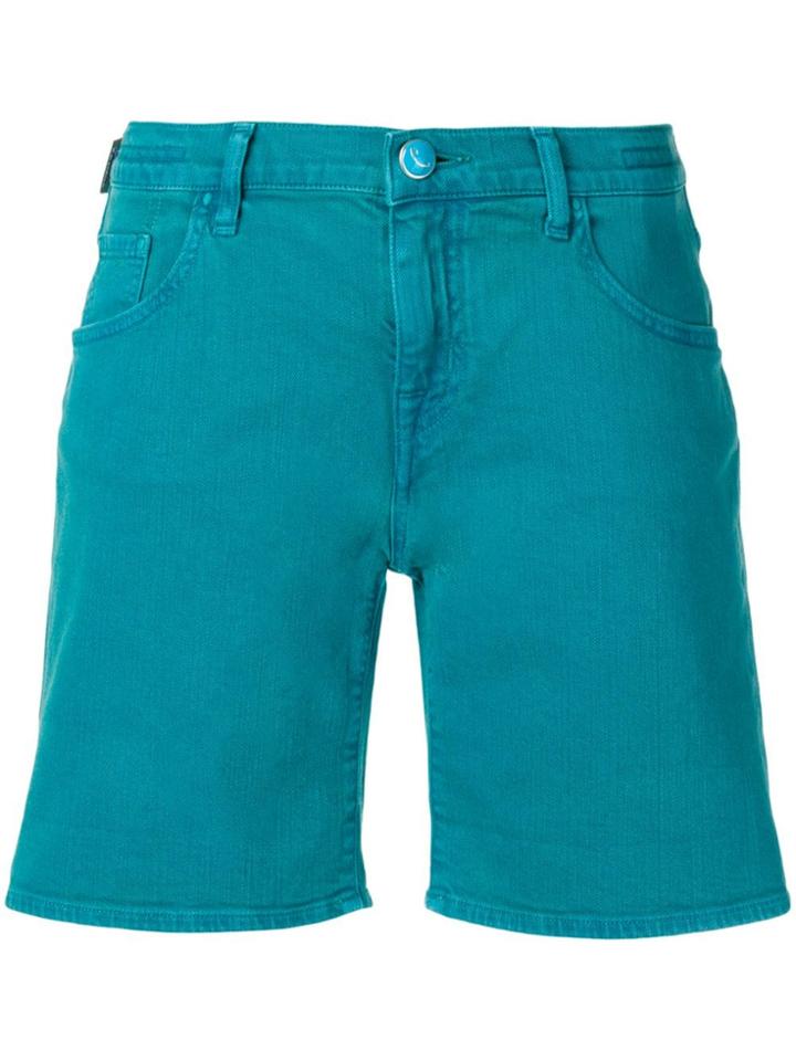 Jacob Cohen Straight Fit Shorts - Blue