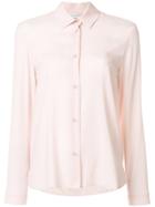 Le Tricot Perugia Classic Fluid Shirt - Pink & Purple