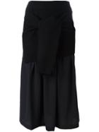 Joseph Knit Skirt, Women's, Size: Large, Black, Silk/cashmere/wool
