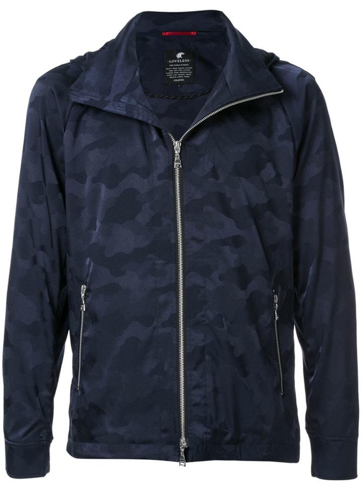 Loveless Camouflage Hoodie - Blue