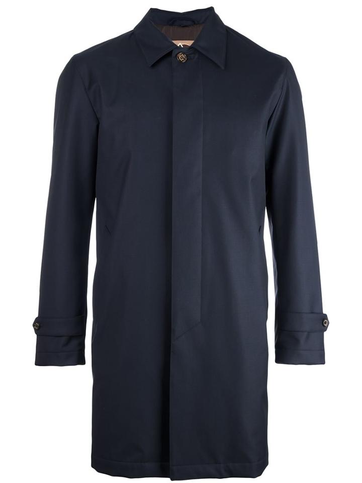 Sealup Single Breasted Coat, Men's, Size: 52, Blue, Polyester/polyurethane/wool