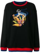 Etro Monkey Appliqué Sweatshirt - Black