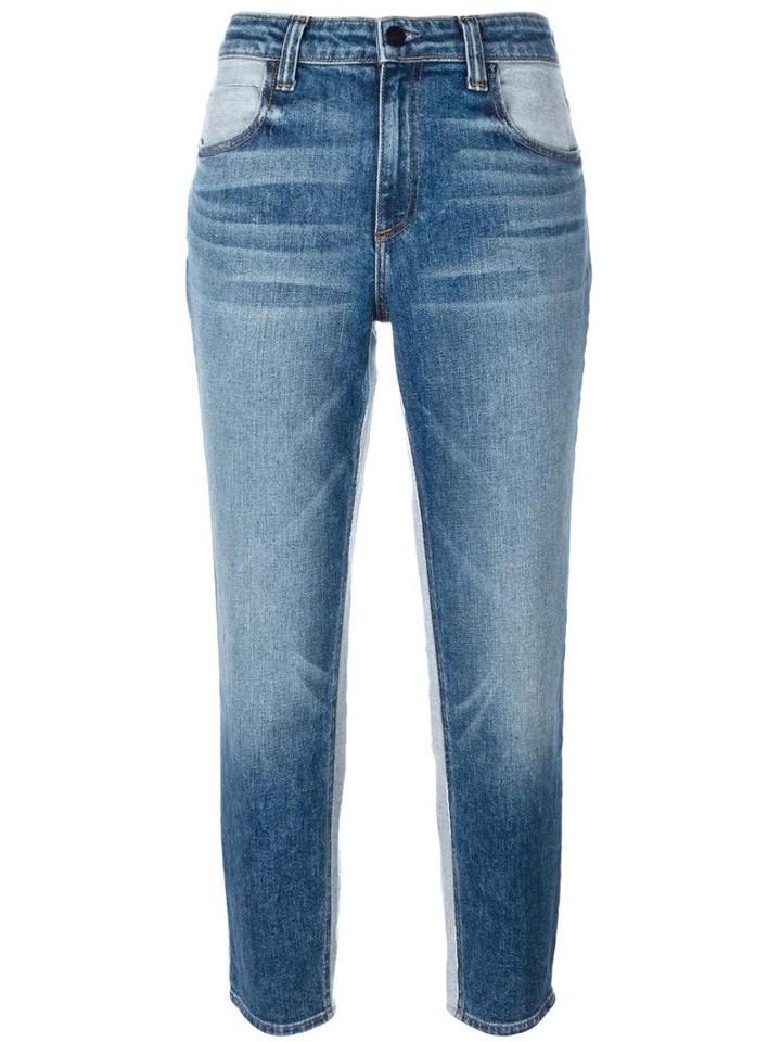 Alexander Wang Cropped Jeans, Women's, Size: 28, Blue, Cotton/polyurethane