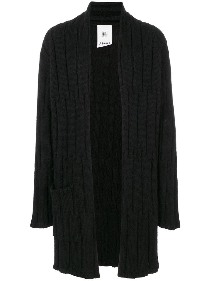Lost & Found Rooms - Knitted Cardigan - Men - Acrylic/wool/alpaca - Xs, Black, Acrylic/wool/alpaca