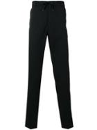 Kenzo Drawstring Tailored Trousers, Men's, Size: 52, Black, Virgin Wool/polyamide/spandex/elastane/cotton