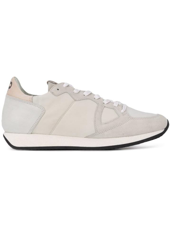 Philippe Model Monaco Vintage Sneakers - White