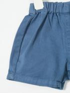 Knot - Patch Pocket Shorts - Kids - Cotton - 24 Mth, Blue