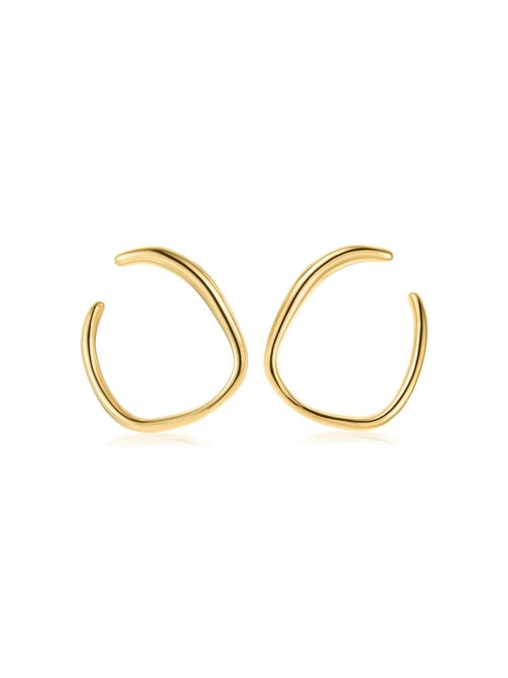 Monica Vinader Gp Nura Reef Gold Vermeil Earrings
