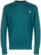 Ps By Paul Smith Zebra Logo Jumper - Blue