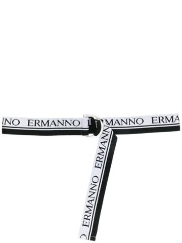 Ermanno Ermanno Logo Belt - Black
