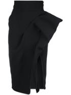 Maticevski Structured Midi Skirt - Black