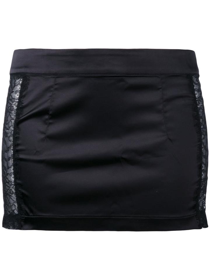 Maison Close - Villa Satine Mini Skirt - Women - Nylon - L, Black, Nylon