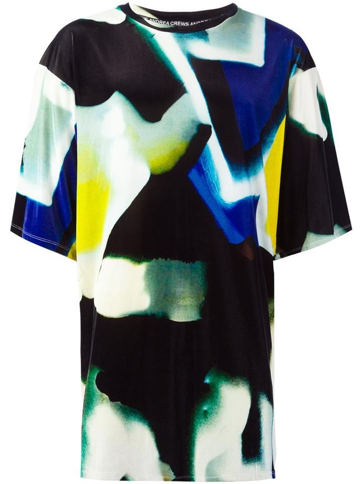 Andrea Crews 'fitty' T-shirt, Men's, Polyester/nylon