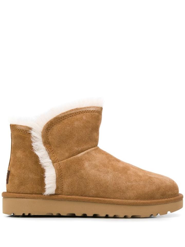 Ugg Australia Mini Fluff Slip-on Boots - Brown