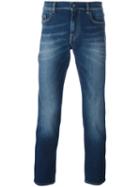 Pence Slim-fit Jeans, Men's, Size: 32, Blue, Cotton/spandex/elastane