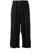 Yohji Yamamoto Cropped Pants, Men's, Size: 3, Black, Cotton