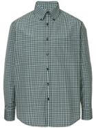Martine Rose Checked Fitted Shirt - Green