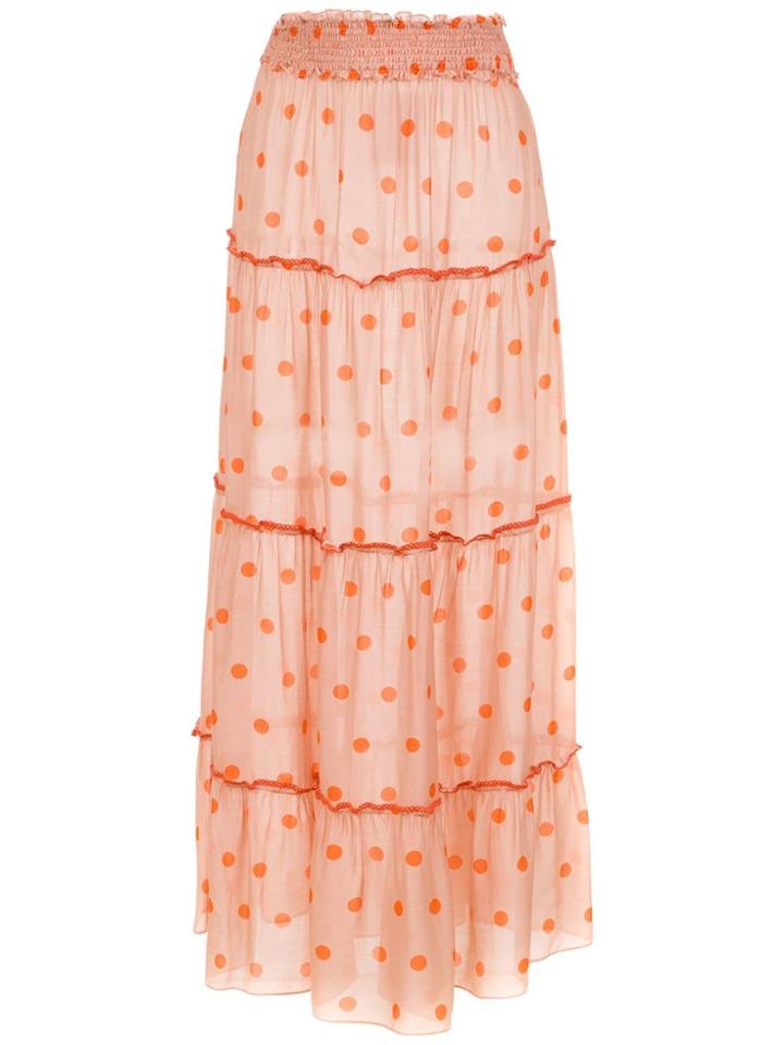 Nk Long Printed Skirt - Pink