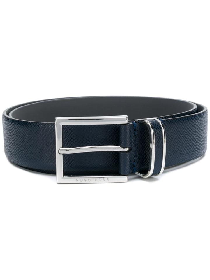 Boss Hugo Boss Classic Logo Buckle Belt - Blue