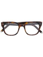 Retrosuperfuture Tortoiseshell Square Glasses - Brown