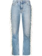 Iro Fringed Detail Jeans - Blue