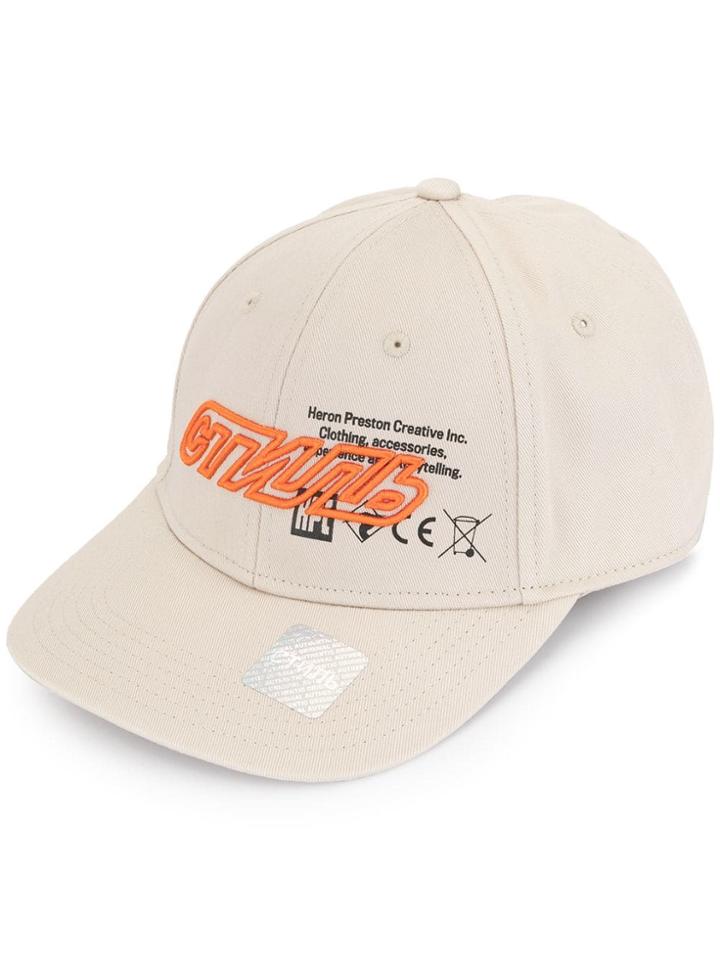 Heron Preston Logo Baseball Cap - Brown