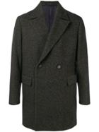 Theory Double Breasted Coat - Green