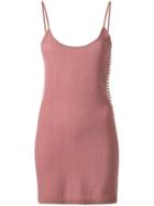 Nagnata Retro Stripe Mini Dress - Pink