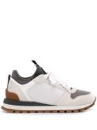Brunello Cucinelli Ball-chain Embellished Sneakers - White