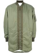 Diesel Black Gold - July Bomber Jacket - Men - Nylon/polyester/spandex/elastane - 46, Green, Nylon/polyester/spandex/elastane