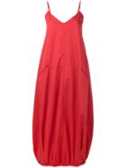 Andrea Ya'aqov Poplin Maxi Dress - Red