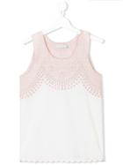 Stella Mccartney Kids Adriana Embroidered Blouse - White