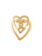 Chanel Vintage Heart Brooch