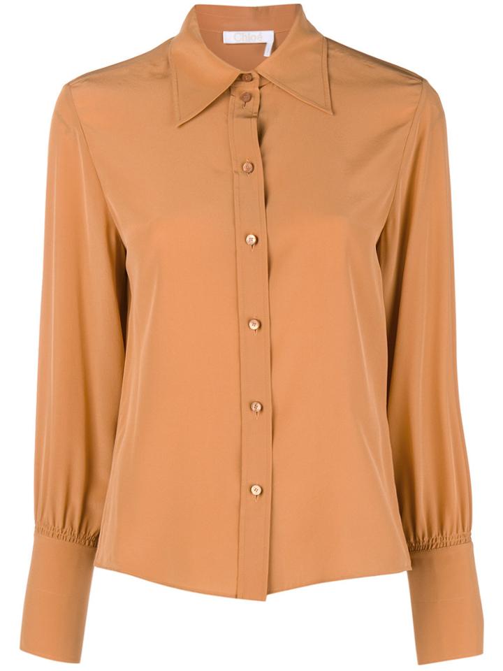 Chloé Button Down Shirt - Brown