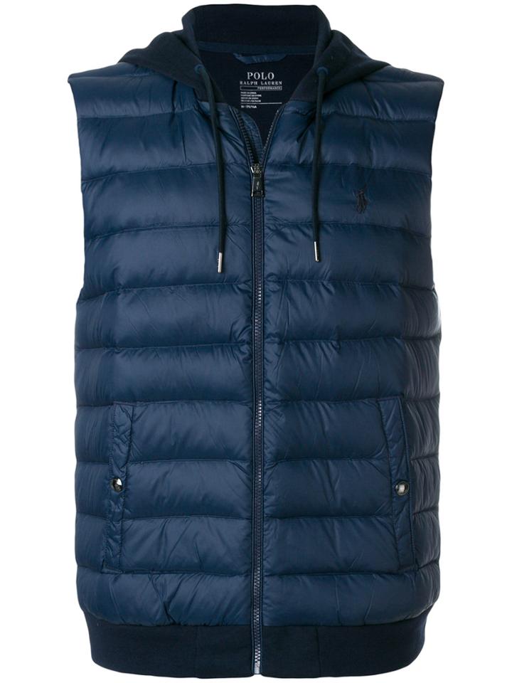 Polo Ralph Lauren Padded Hooded Gilet - Blue