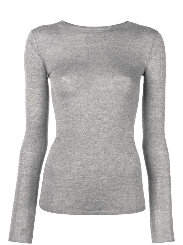 Stella Mccartney Slim Fit Sweater - Grey