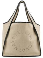 Stella Mccartney Eyelet Logo Tote - Nude & Neutrals