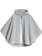 Burberry Branded Cape - Grey
