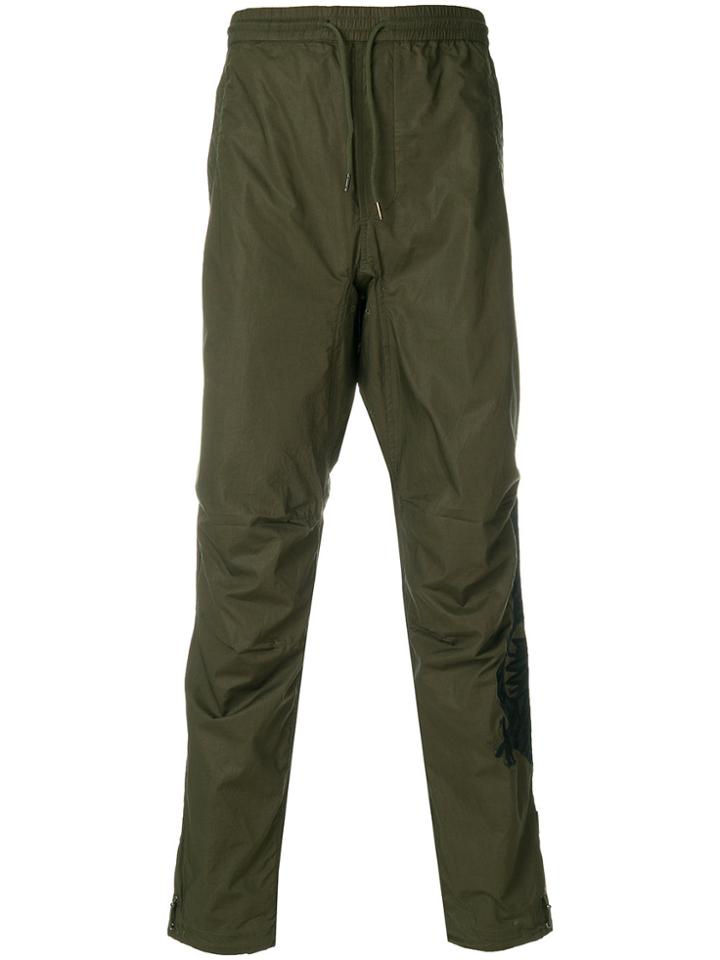 Maharishi Drawstring Fitted Trousers - Green