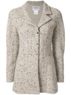 Chanel Pre-owned Tweed Long Sleeve Jacket - Grey