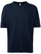 Attachment - Round Neck T-shirt - Men - Cotton - 1, Blue, Cotton