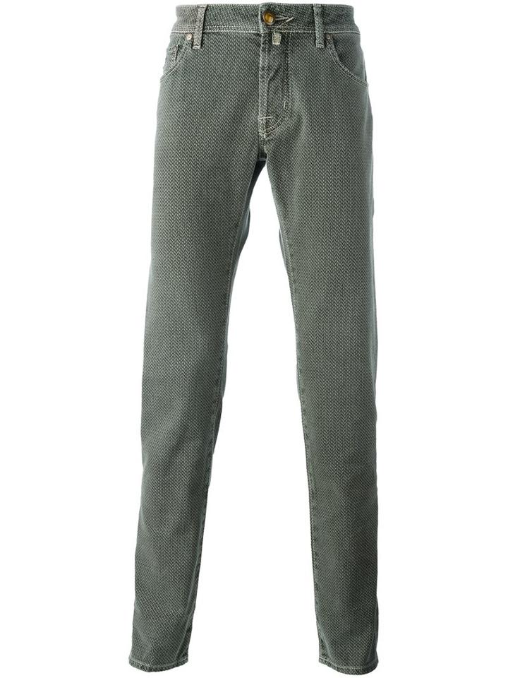 Jacob Cohen Herringbone Patterned Trousers